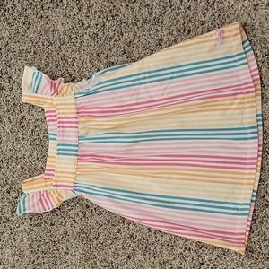 Ruffle Butts, size 7, multicolored striped blouse
